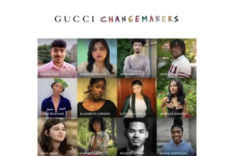 gucci changemakers x cfda scholars|Gucci Discloses 2023 Gucci North America Changemakers .